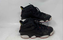 Load image into Gallery viewer, Nike Boys Air Jordan 6 Rings 323419-063 Black White Red Sneakers Shoes Size 5.5Y