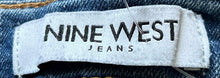 Load image into Gallery viewer, Nine West Womens Blue Medium Wash Pockets Denim Bermuda Shorts Size 10