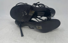 Load image into Gallery viewer, Aldo Womens Jamielynn Black Open Toe Stiletto Strappy Heels Size 8.5