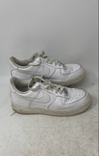 Load image into Gallery viewer, Nike Womens Air Force 1 07 315115-112 White Leather Lace-Up Tennis Shoes Sz 7.5