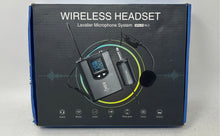 Load image into Gallery viewer, MPH-05 YM-2 Wireless Headset Lavalier Microphone System Open Box Not Tested