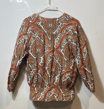 Load image into Gallery viewer, Michael Kors Womens Multicolor Printed Long Sleeve Blouse Top Size P/L