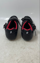 Load image into Gallery viewer, Peloton Unisex Black Red Leather Hook And Loop Cycling Shoes Size EUR 40