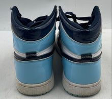 Load image into Gallery viewer, Authentic Nike Womens Air Jordan 1 Retro High Blue White Black Sneakers Shoes 9