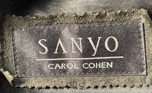 Load image into Gallery viewer, Sanyo Womens Brown Belted Double Trench Coat With Tartan Inner Lining Size 16