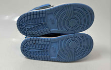 Load image into Gallery viewer, Nike Kids Air Jordan 1 Mid DQ8425-401 Blue Black Leather Sneakers Shoes Size 10C