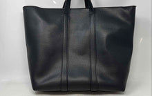 Load image into Gallery viewer, Unbranded Womens Black Leather Fancy Slim Double Strap Tote Handbag