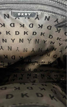 Load image into Gallery viewer, DKNY Womens Bryant Park Black Graffiti Print Double Handle Shoulder Tote Bag