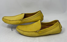 Load image into Gallery viewer, Steve Madden Mens Vaporrr Yellow Perforated Leather Loafer Shoes Size 10.5