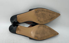 Load image into Gallery viewer, Coutgo Womens Black Kitten Pointed Toe Slingback Heels Size 8.5