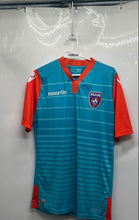 Load image into Gallery viewer, Macron Mens Multicolor Striped Miami FC Home Soccer Jersey Size XL