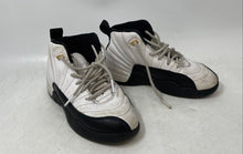 Load image into Gallery viewer, Nike Boys Air Jordan 12 151186-117 White And Black Sneakers Shoes Size 12.5C