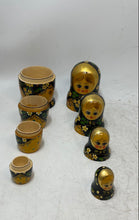 Load image into Gallery viewer, Signed Rare 8 Vintage Traditional Russian Matryoshka Nesting Doll