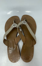 Load image into Gallery viewer, Authentic Tory Burch Womens Thora Brown Slip-On Thong Sandals Size 7 M