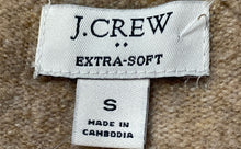 Load image into Gallery viewer, J.Crew Womens Brown Long Sleeve Collared Extra Soft Pullover Sweater Size Small