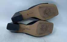 Load image into Gallery viewer, Vince Camuto Womens Sacha Black Leather Slip-On Block Slide Heels Size 7.5M