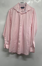Load image into Gallery viewer, Tommy Hilfiger Mens Light Pink THFlex Supima Long Sleeve Dress Shirt Sz 16 34/35