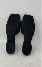 Load image into Gallery viewer, Guess Womens Black Leather Open Toe Slip-On Block Heel Slide Sandals Size 8