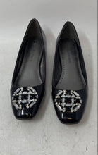 Load image into Gallery viewer, Adrienne Vittadini Womens Palm Beach Black Slip-On Wedge Pump Heels Size 6.5
