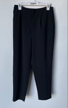 Load image into Gallery viewer, A New Day Womens Black Pleated Front Slash Pocket Tapered Leg Ankle Pants Size 6