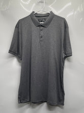 Load image into Gallery viewer, Calvin Klein Mens Gray Short Sleeve Spread Collar Liquid Touch Polo Shirt Sz XL