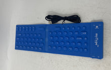 Load image into Gallery viewer, MyType RKB 88 003 Blue Bluetooth Foldable Keyboard With Case