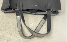 Load image into Gallery viewer, Anne Klein Womens Black Leather Double Handle Shoulder Tote Handbag