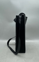 Load image into Gallery viewer, Melissa Womens Black Detachable Shoulder Strap Double Handle Open Top Tote Bag