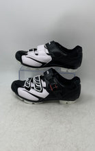 Load image into Gallery viewer, Zol Womens Trail Plus Black White 4 Bolt Mountain Cycling Shoes Size 7
