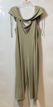 Load image into Gallery viewer, Forever 21 Womens Light Olive Green Cowl Neck One-Piece Jumpsuit Size 3X