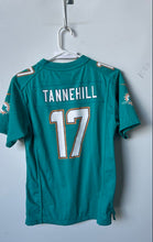 Load image into Gallery viewer, Nike Boys Green Miami Dolphins Ryan Tannehill #17 Short Sleeve NFL Jersey Size L