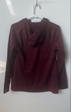Load image into Gallery viewer, The North Face Womens Dark Red Long Thumbhole Sleeve Full-Zip Hoodie Size S