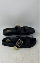Load image into Gallery viewer, Vince Camuto Womens Noryna Black Leather Open Toe Slip-On Slide Sandals Size 8M