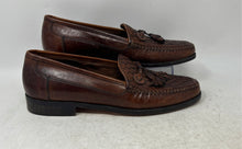 Load image into Gallery viewer, Johnston & Murphy Mens Domani Brown Woven Leather Slip-On Loafer Shoes Size 9.5M