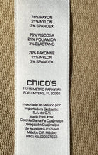 Load image into Gallery viewer, Chico's Womens Beige Brown Colorblock Long Sleeve Open Front Jacket Size 4