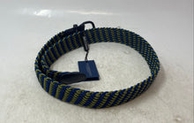 Load image into Gallery viewer, Brettell & Braces Vera Pelle Mens Blue Green Adjustable Woven Belt With Tags