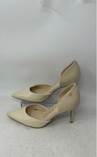 Load image into Gallery viewer, Calvin Klein Womens Gloria Beige Leather High Stiletto D'Orsay Heels Size 8M