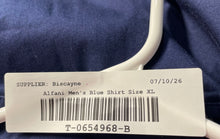 Load image into Gallery viewer, Alfani Mens Blue Long Sleeve Collared Regular Fit Dress Shirt Size XL 17-17.5