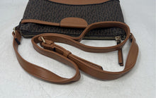 Load image into Gallery viewer, Jones New York Womens Brown Signature Print Adjustable Strap Lined Crossbody Bag