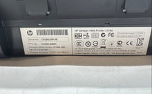 Load image into Gallery viewer, HP Deskjet 1000 Black J110a USB Standard inkjet Printer Not Tested