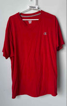 Load image into Gallery viewer, Champion Authentic Mens Red Short Sleeve Crew Neck Pullover T-Shirt Size XL