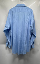 Load image into Gallery viewer, Pierre Cardin Mens Blue Long Sleeve Regular Fit Dress Shirt Sz XL 17-17.5 34/35