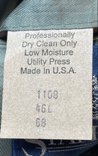Load image into Gallery viewer, Stafford Mens Black Long Sleeve Pockets Two-Button Blazer Size 46L