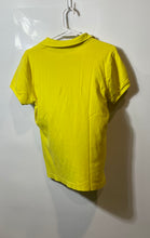 Load image into Gallery viewer, Ralph Lauren Womens Yellow Cotton Short Sleeve Golf Polo Shirt Size Large