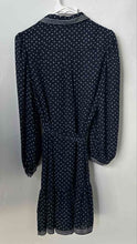 Load image into Gallery viewer, Max Studio Womens Blue White Polka Dots Balloon Sleeve Midi Dress Size M W/ Tag
