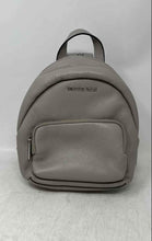 Load image into Gallery viewer, Michael Kors Womens Gray Leather Adjustable Strap Convertible Sling Backpack