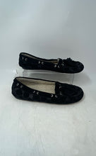 Load image into Gallery viewer, Coach Womens Anita Q1756 Black Tassel Moc Toe Bedroom Loafer Flats Size 8B