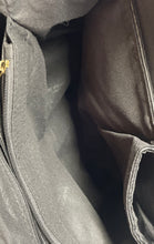 Load image into Gallery viewer, Darcy Marks London Womens Black Leather Floral Embossed Inner Pockets Backpack