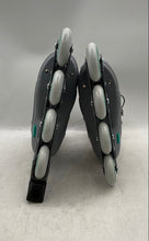 Load image into Gallery viewer, Super Youngster Unisex Gray Green Adjustable Inline Skates Size L