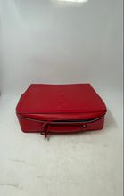 Load image into Gallery viewer, Kate Spade New York Womens Red Zipper Cosmetic Makeup Briefcase